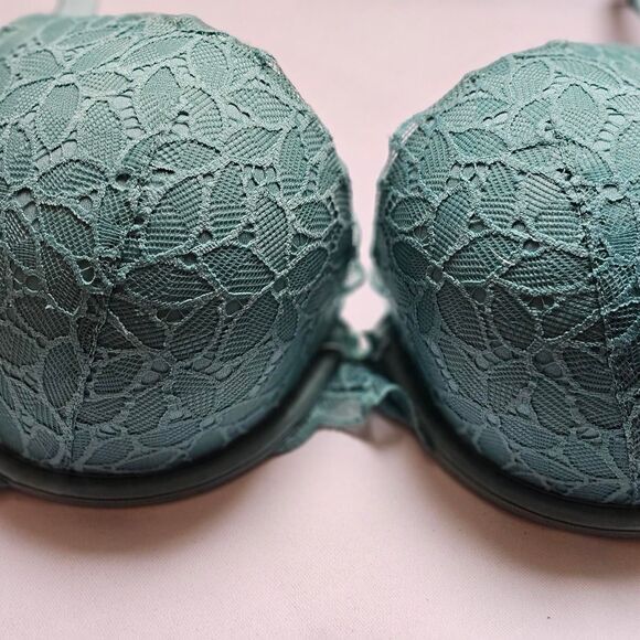 Aerie Women's Green Lace Push Up Bra 36C - Picture 3 of 6
